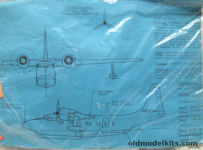 Execuform 1/72 Grumman G-73 Mallard - Bagged plastic model kit